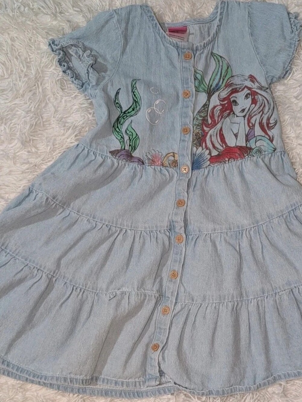 Disney Princess Ariel Little Mermaid Girls’ Dress – Size 5t